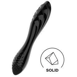 Satisfyer Gode en verre Dazzling Crystal 1 - 18 x 3.6cm Noir